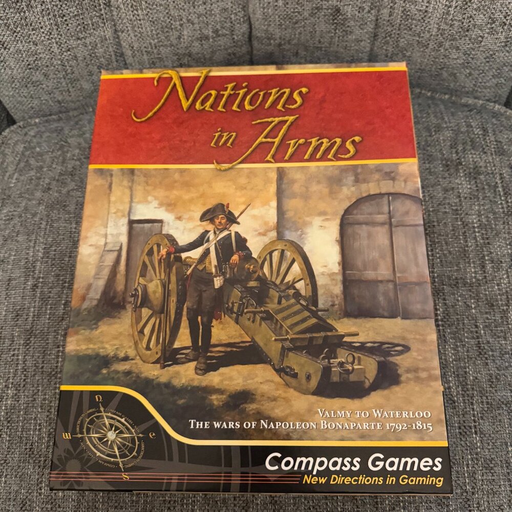 Nations in Arms: Valmy to Waterloo (open, unpunched, cards sealed) Compass Games